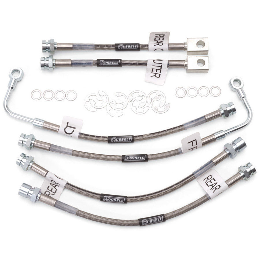 Russell 692290 | Performance 98-02 Pontiac Firebird (with Traction Control) Brake Line Kit; 1998-2002