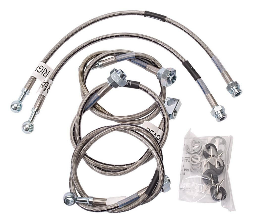 Russell 695770 | Performance 01-06 GM Silverado/Sierra HD (All) (Also fits Rancho) Brake Line Kit; 2001-2006