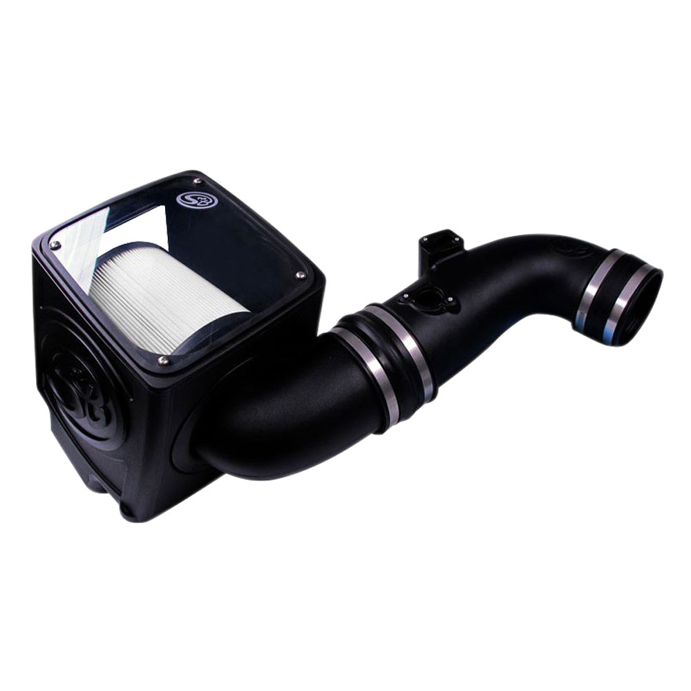 S&B Filters 75-5075-1D | S&B Cold Air Intake GMC Sierra 6.6L LML Duramax (Dry Filter); 2011-2016