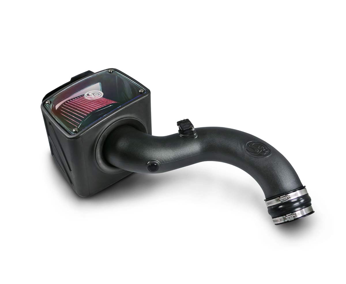 S&B Filters 75-5101 | S&B Cold Air Intake Chevrolet Silverado 6.6L LB7 Duramax (Cotton Filter); 2001-2004