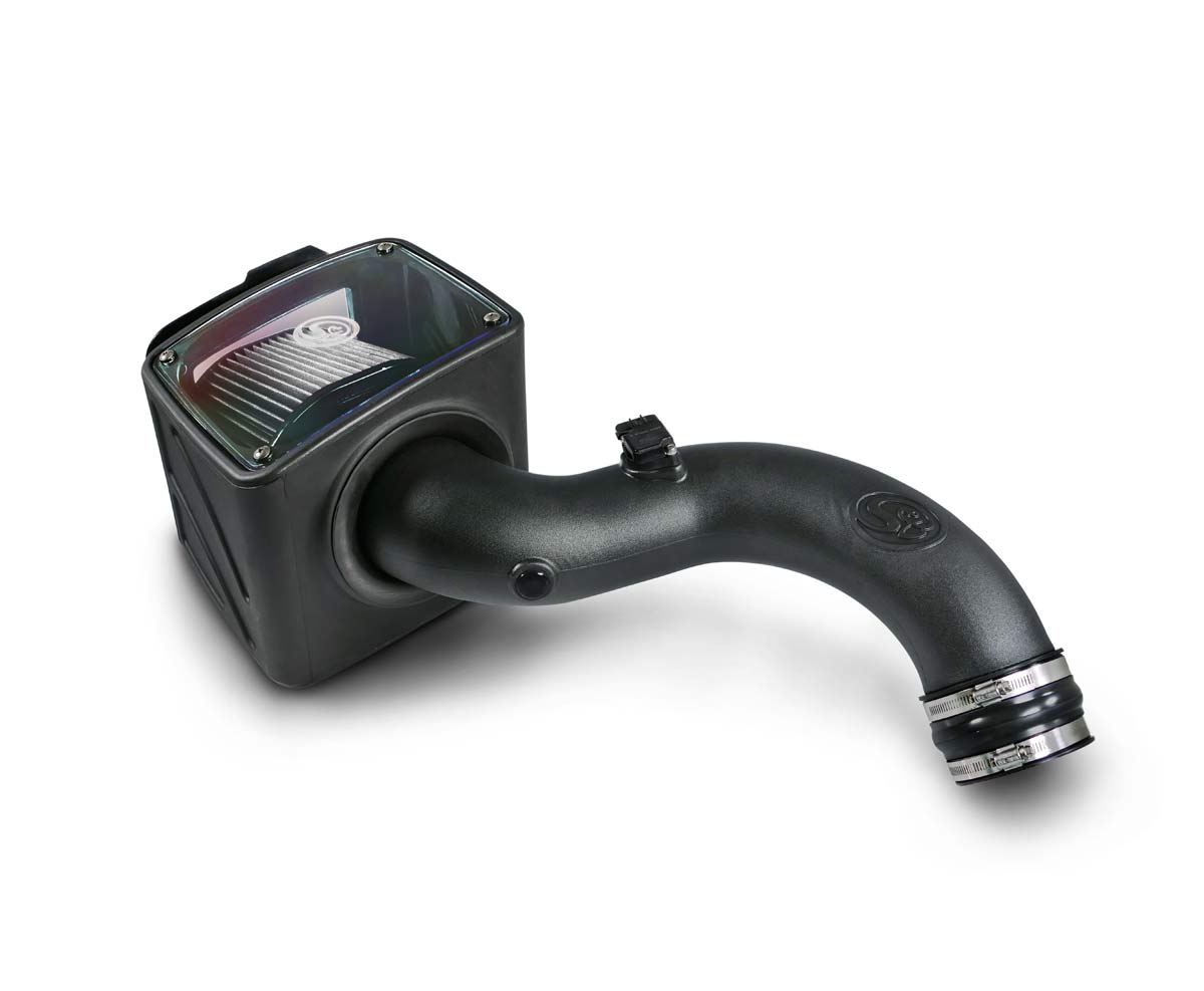 S&B Filters 75-5101D | S&B Cold Air Intake GMC Sierra 6.6L LB7 Duramax (Dry Filter); 2001-2004