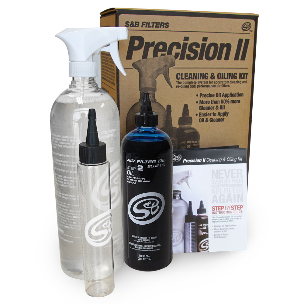 S&B Filters 88-0009 | S&B Filters Precision II: Cleaning & Oil Kit (Blue Oil)