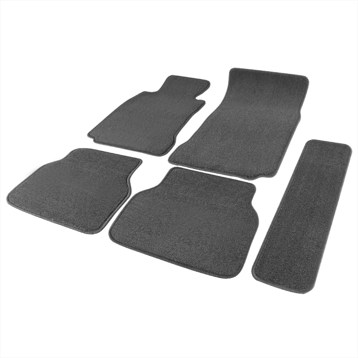 Spec-D Tuning sd-tra-395g | SPEC-D Tuning BMW E39 Floor Mat Sets - Gray; 1997-2003