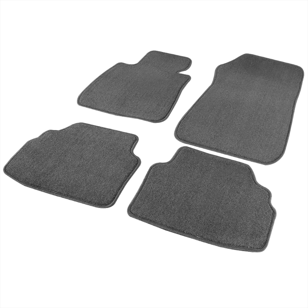 Spec-D Tuning sd-tra-903g | SPEC-D Tuning BMW E90 Floor Mat Sets - Gray; 2006-2008