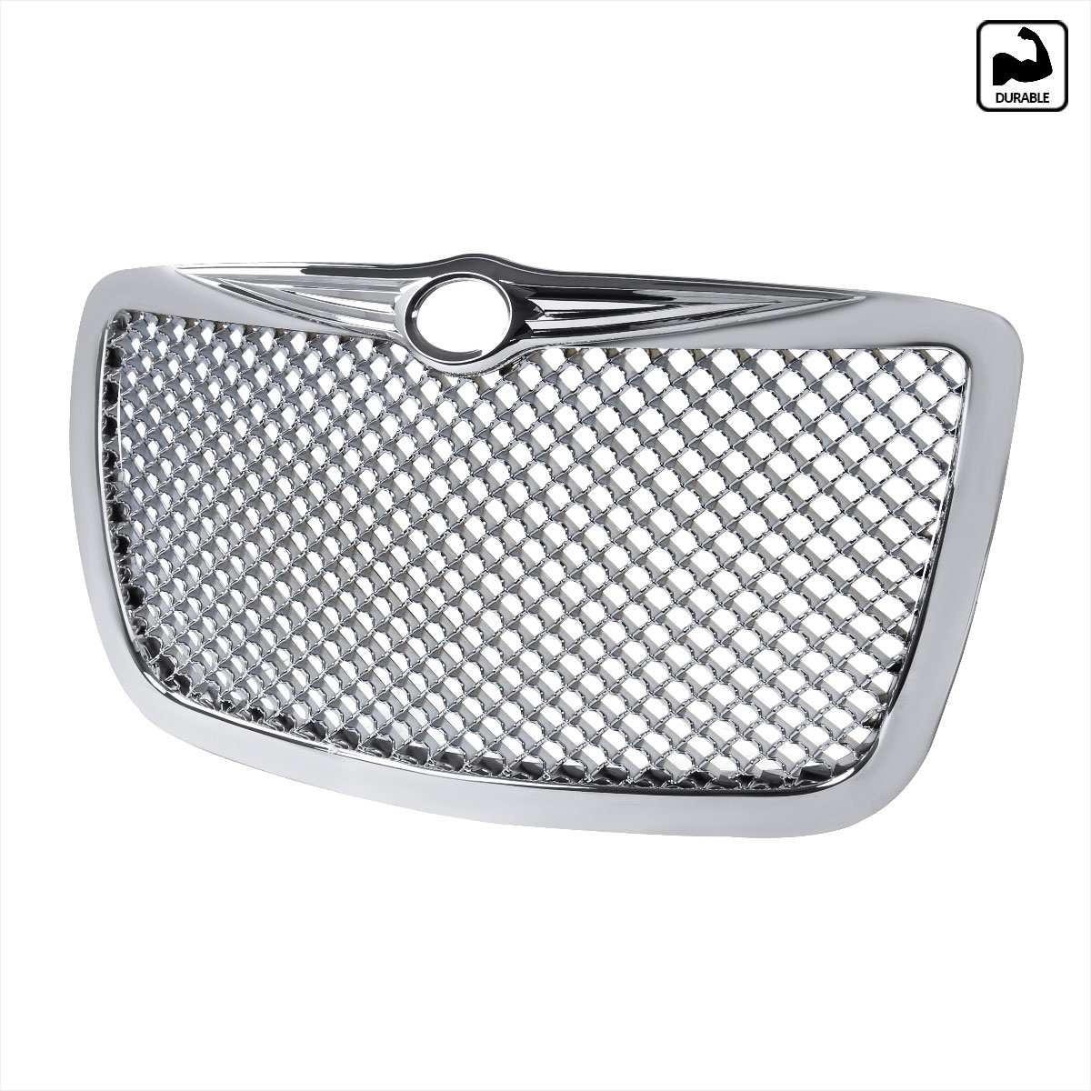 Spec-D Tuning sd-tri-cr305c | SPEC-D Tuning Chrysler 300 300C Mesh Grill Chrome; 2005-2009