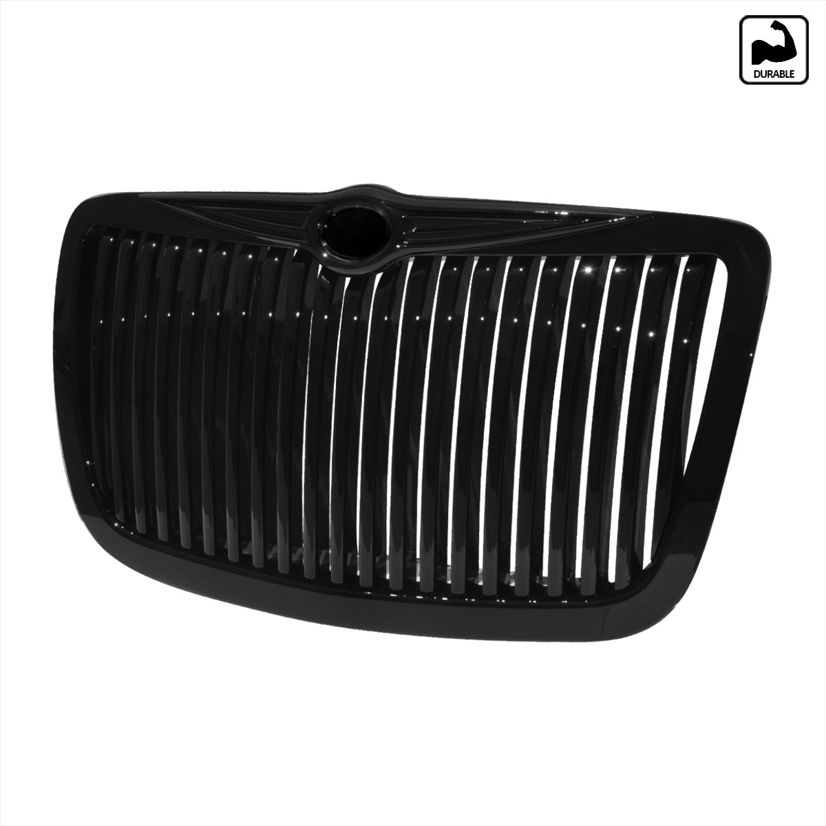 Spec-D Tuning sd-tri-cr305jv | SPEC-D Tuning Chrysler 300 300C Vertical Grill Black; 2005-2009