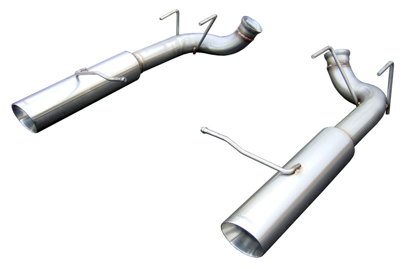 Pypes Exhaust SFM79MS | Pypes Mustang V6 Mustang Pype-Bomb Axle Back Exhaust System; 2011-2014