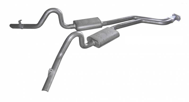 Pypes Exhaust SGG51R | Pypes GM G Non-SS 3" Crossmember-back System; 1978-1988