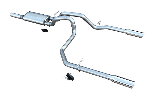 Pypes Exhaust SGT29V | Pypes GM 1500 Series System 5.3L w/ Violator Muffler; 2010-2017