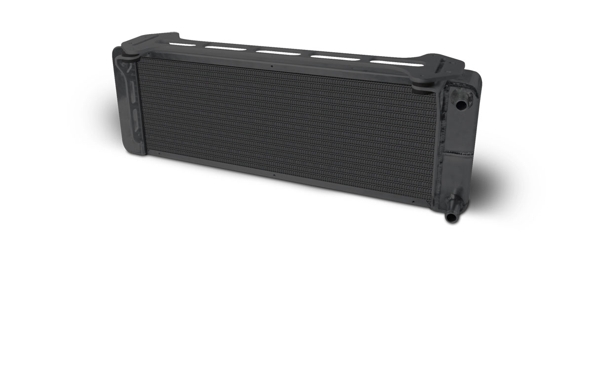 AFCO 80249NB | Pro Series Supercharger Heat Exchanger for Ford F-150 Lightning / Harley in Black; 1999-2004