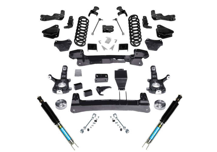 Superlift k123b | 00-06 Chevy Tahoe/GMC Yukon 4WD 6in Lift Kit - Knuckle Kit w/ Bilstein Shocks; 2000-2006