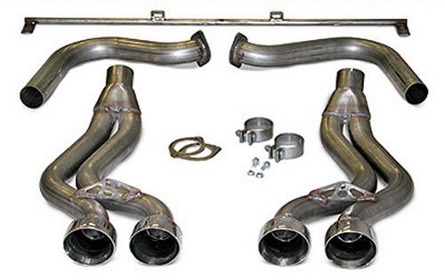 SLP 31049 | Loudmouth Exhaust Corvette C5 Axle-back System; 1997-2004