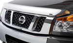 Stampede 2016-2019 Nissan Titan XD Vigilante Premium Hood Protector - Chrome; 2016-2019