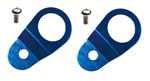 Torque Solution Radiator Mount Combo with Inserts (Blue) : Mitsubishi Evolution 7/8/9; 2005-2006