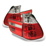 Spyder BMW E53 X5 4PCS Tail Lights - Red Clear - (ALT-YD-BE5300-RC)