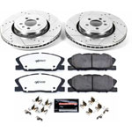 Power Stop 14-19 Dodge Charger Front Z26 Street Warrior Brake Kit; 2014-2021