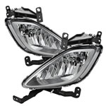 Spyder Hyundai Elantra OE Style Fog Lights W/Switch - Clear - (FL-HYE2011-C); 2011-2013