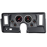 Autometer Designer Black 69-76 Nova Dash Kit 6pc Tach / MPH / Fuel / Oil / WTMP / Volt; 1969-1976