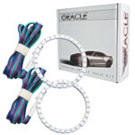 Oracle Dodge Durango 11-13 LED Fog Halo Kit - ColorSHIFT; 2011-2013