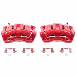 Power Stop 07-12 Acura RDX Front Red Calipers w/Brackets - Pair; 2007-2012