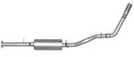 Gibson 96-97 Chevrolet C1500 Base 4.3L 3in Cat-Back Single Exhaust - Stainless; 1996-1997