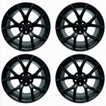 Ford Racing 15-20 Mustang19x10.5in & 19x11in Wheel Kit w/TPMS - Matte Black; 2015-2020