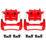 Power Stop 04-06 Infiniti QX56 Front Red Calipers w/Brackets - Pair