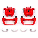 Power Stop 03-07 Nissan Murano Front Red Calipers w/Brackets - Pair; 2003-2007