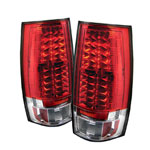 Spyder Suburban / Tahoe / Gmc Yukon / Denali Led Tail Lights - Red Clear - (ALT-YD-CSUB07-LED-RC)