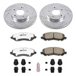 Power Stop 01-05 Chrysler Sebring Front Z26 Street Warrior Brake Kit; 2001-2005