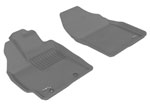 3D MAXpider 2010-2011 Toyota Prius Kagu 1st Row Floormat - Gray; 2010-2011