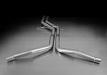 AUDI S5 Race Tube Front Section for Dual Remus Exhaust, Quattro 3.0L 4.2L