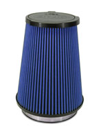 Airaid 10-14 Ford Mustang Shelby 5.4L Supercharged Direct Replacement Filter - Oiled / Blue Media; 2010-2014