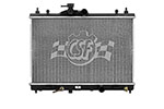 CSF 07-09 Nissan Versa 1.8L OEM Plastic Radiator; 2007-2009