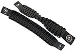 Fishbone Offroad 97-06 Jeep Wrangler Paracord Door Handles - Black; 1997-2006