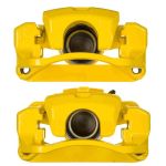 Power Stop 17-20 Toyota 86 Rear Yellow Caliper w/Bracket (Pair); 2017-2020