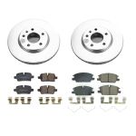 Power Stop 2021 Chevrolet Malibu Front & Rear Z17 Coated Brake Kit; 2021-2021