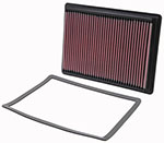 K&N Replacement Air Filter PONT, BUICK, OLDS, CAD 1992-2005