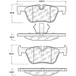 StopTech Street Brake Pads BMW 230i xDrive 312mm Front Disc, Rear