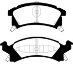 EBC 96-98 Buick Skylark 2.4 Ultimax2 Front Brake Pads; 1996-1998