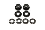 BMR 08-09 Pontiac G8 Rear Cradle Street Version Bushing Kit (Elastomer) - Black; 2008-2009