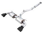 AWE Subaru BRZ/ Toyota GR86/ Toyota 86 Touring Edition Cat-Back Exhaust- Diamond Black Tips; 2013-2023