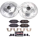 Power Stop 18-19 Nissan 370Z Rear Z23 Evolution Sport Brake Kit; 2018-2022