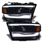 Oracle Dodge RAM 1500 RGB+W Headlight DRL Upgrade Kit- Reflector LED Headlights - ColorSHIFT+W