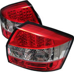 Spyder Audi A4 LED Tail Lights - Red Clear - (ALT-YD-AA402-LED-RC)