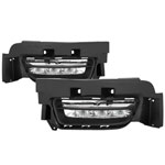 Spyder Dodge Charger OEM LED Fog Lights W/Universal Switch- Clear - (FL-DCH2015-LED-C); 2015-2016