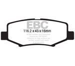 EBC 06-11 Dodge Nitro 3.7 Ultimax2 Rear Brake Pads