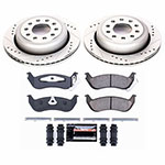 Power Stop 03-11 Lincoln Town Car Rear Z23 Evolution Sport Brake Kit