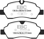 EBC 15+ Ford Transit 2.2 TD Ultimax2 Rear Brake Pads