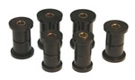 Prothane 81-87 GM Rear Spring & Shackle Bushings (w/ 1 3/8in Bushings) - Black; 1981-1987